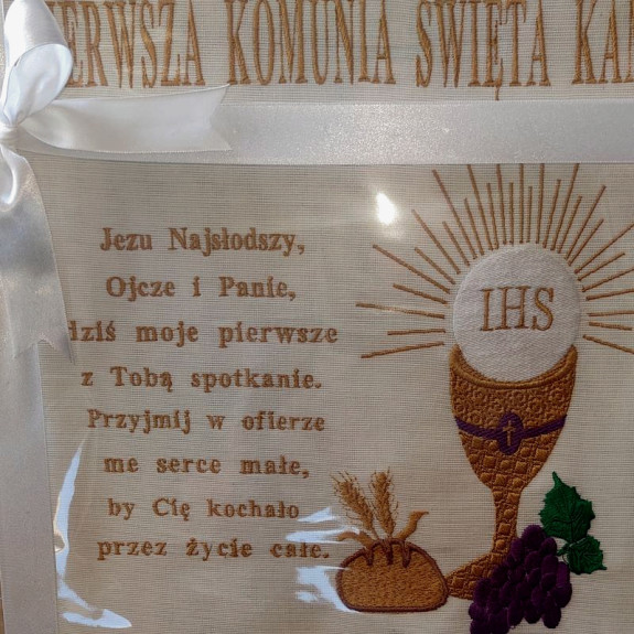 Pamiątka Komunii Św. obraz 40x30