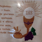 Pamiątka Komunii Św. obraz 40x30