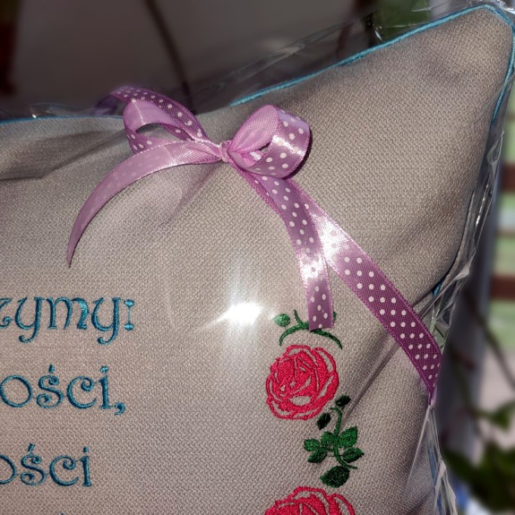 Poduszka 40x60 z życzeniami na każdą okazję