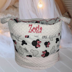 Kosz na zabawki dla dziewczynki