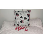 Zestaw dla dziewczynki z haftem poduszka + kołdra