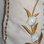 Pamiątka Komunii Świętej - poduszka 40x40 z haftem